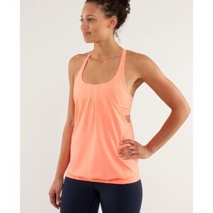 Lululemon Practice Freely Tank Pop Orange 4